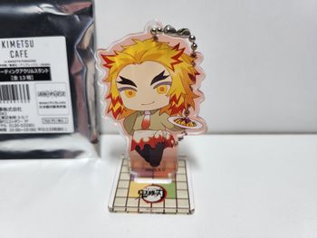 Demon Slayer Porte Clé Key Chain Kimetsu Cafe Rengoku