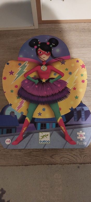Puzzle djeco 36 pièces super star