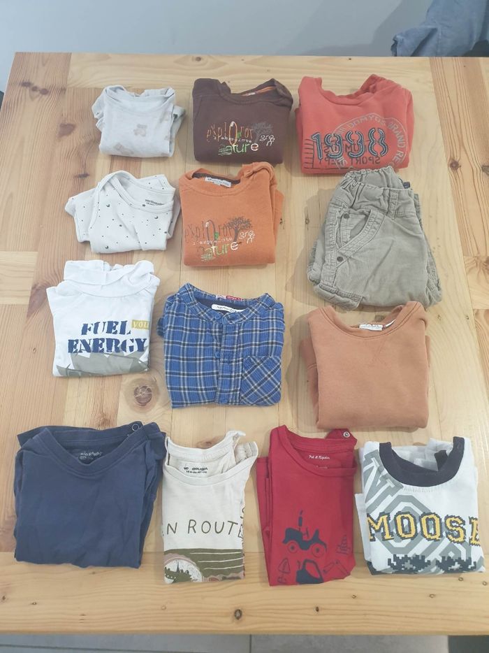 Lot vêtements 18 mois - photo numéro 1