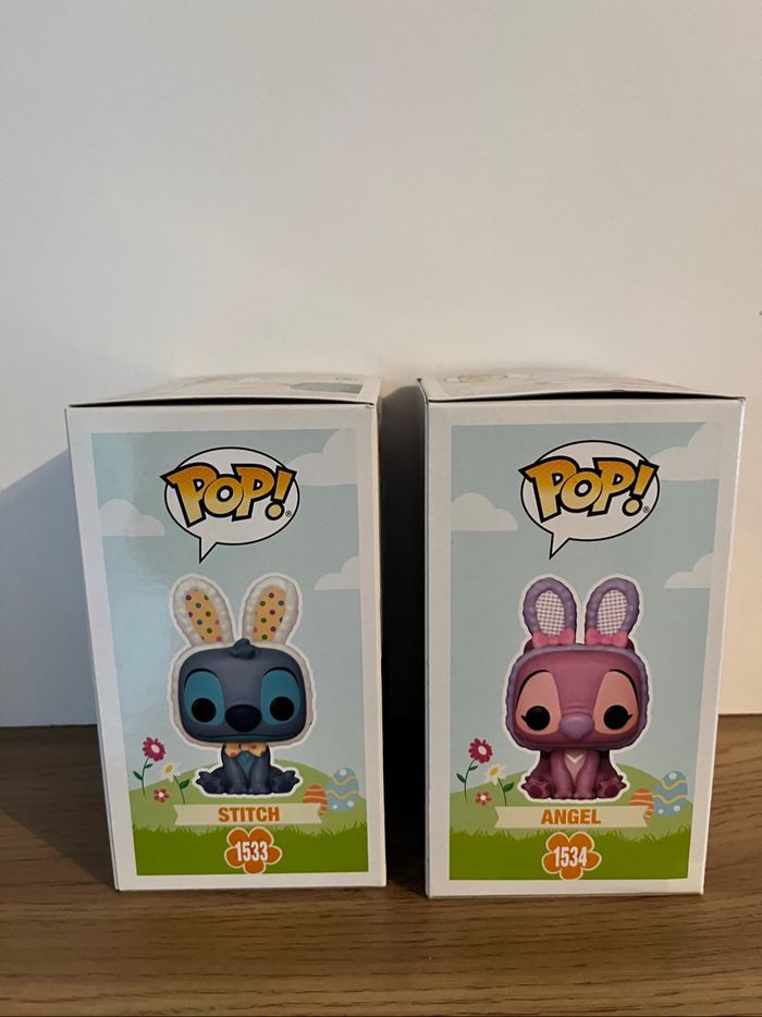 Lot figurines Funko Pop Stitch édition Pâques - photo numéro 2
