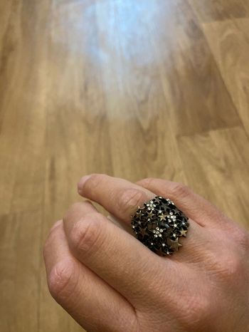 Bague fantaisie étoiles T.56