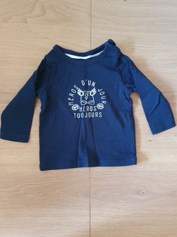 T-shirt 3 mois manches longues