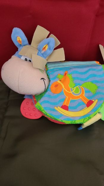 Cahier d'activités multifonctionnel en tissu pour bébés de 0 à 24 mois