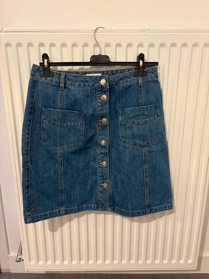 Lot de deux jupes en jean