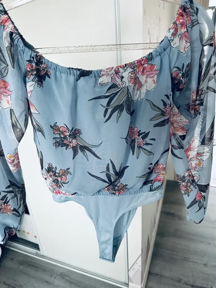 Blouse body fleurie - photo numéro 8