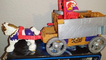 Figurine Vintage 1999 Fisher Price Royal Coach Great Adventures Figure Horse