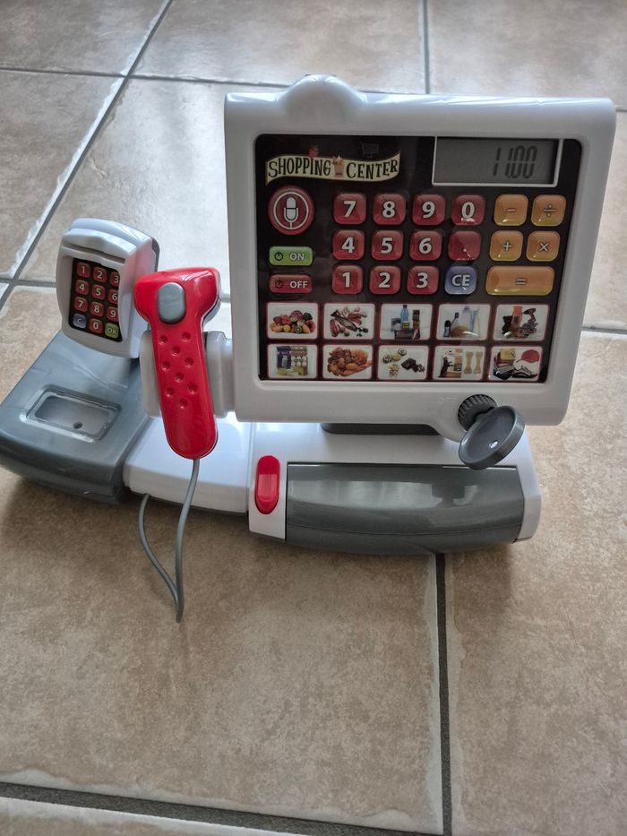 Caisse enregistreuse et balance à fruits klein - photo numéro 4