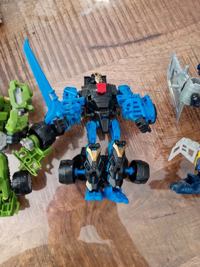 Lot de 4 transformers construc bot - photo numéro 4