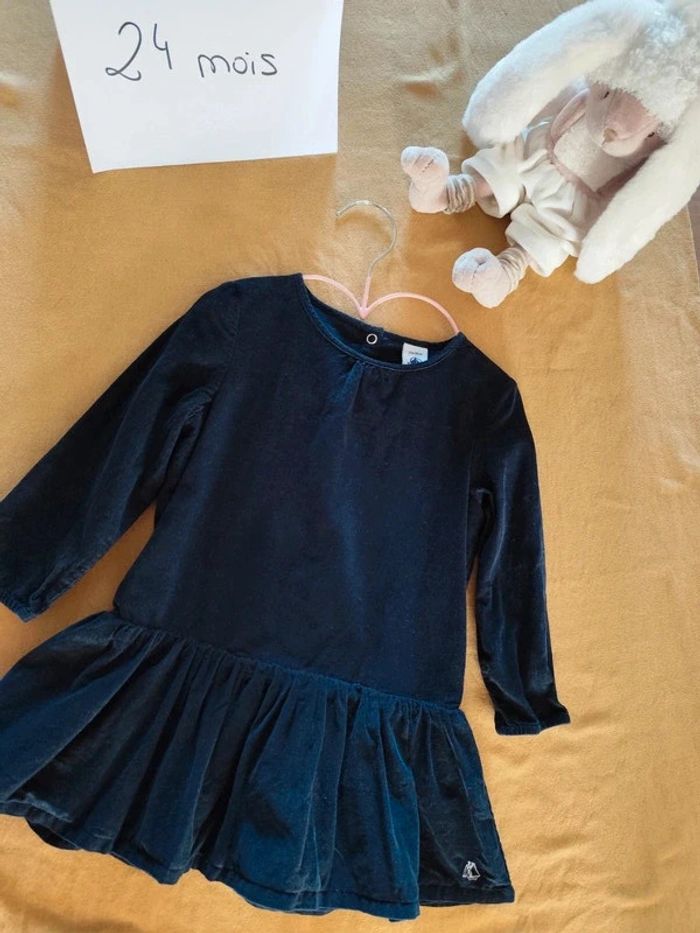 Robe velours légèrement côtelé 24 mois - photo numéro 6