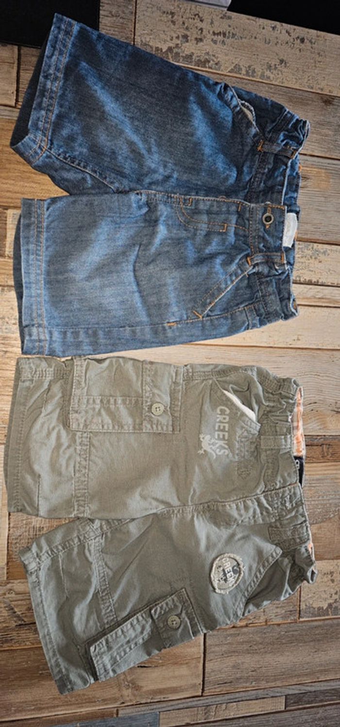 Lot de 2 shorts garçon taille 18 mois