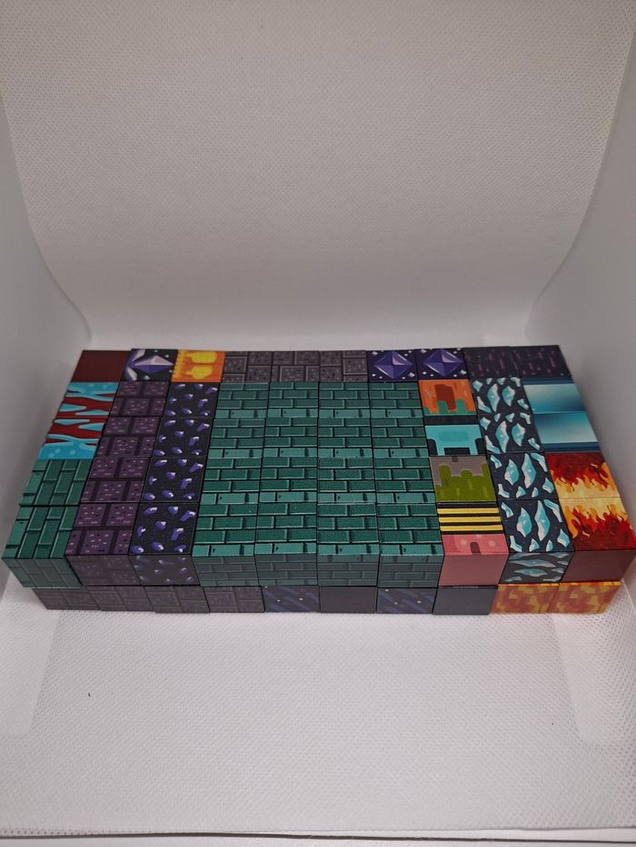 Cube minecraft magnétiques - photo numéro 2
