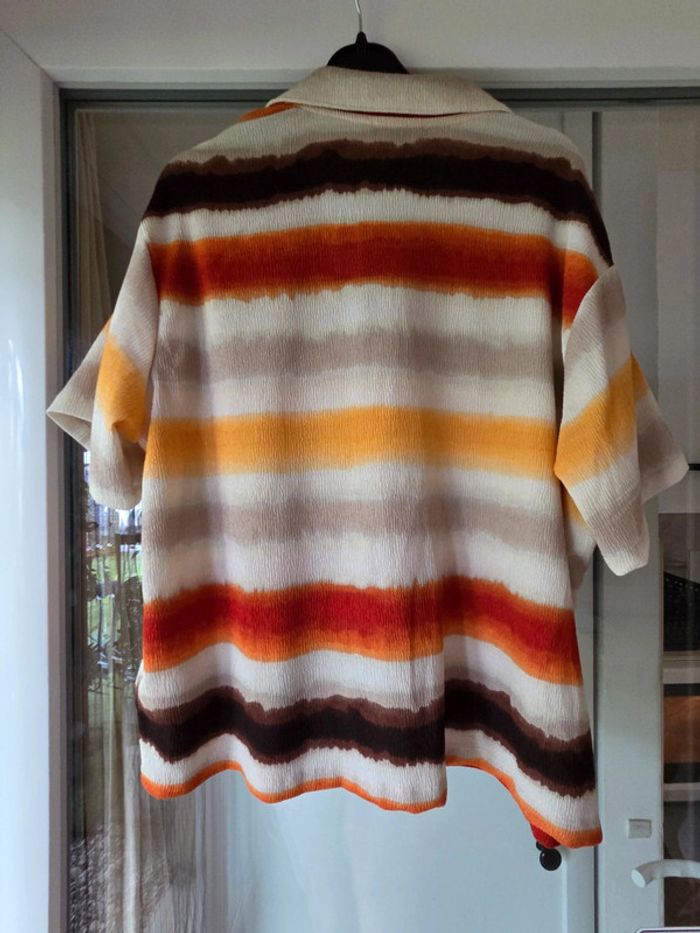Chemise rayé terracotta - photo numéro 6