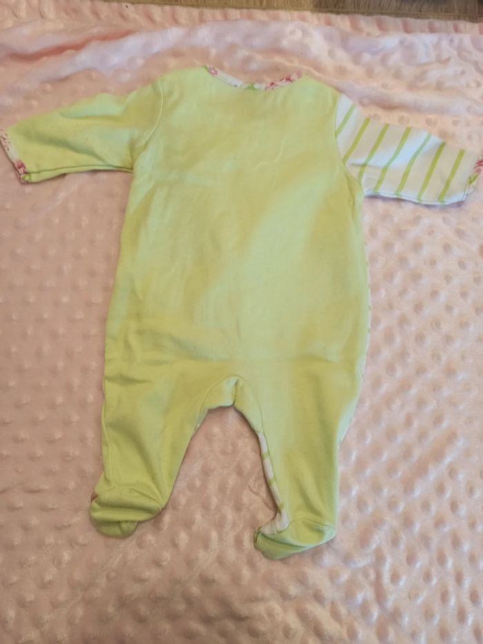 Grenouillère verte 1 mois éléphant - photo numéro 3