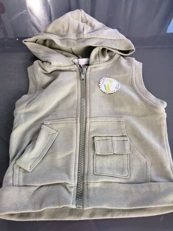 veste 6 mois sans manches in extenso