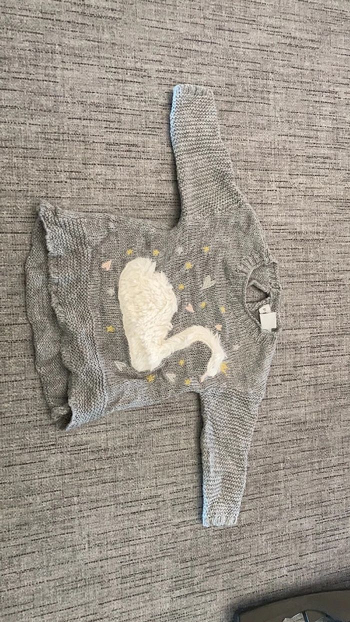 Pull fille 0/3 mois