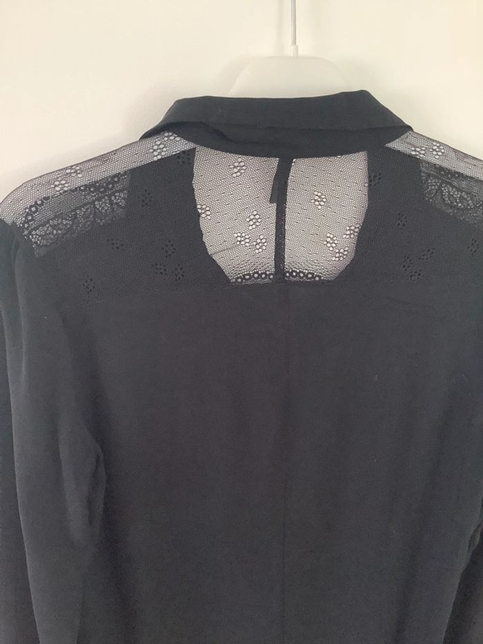 Chemise noire avec dentelle Naf naf 34 - photo numéro 7