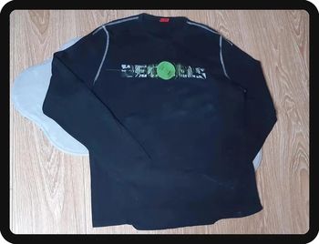 Tee-shirt ML celio noir taille L