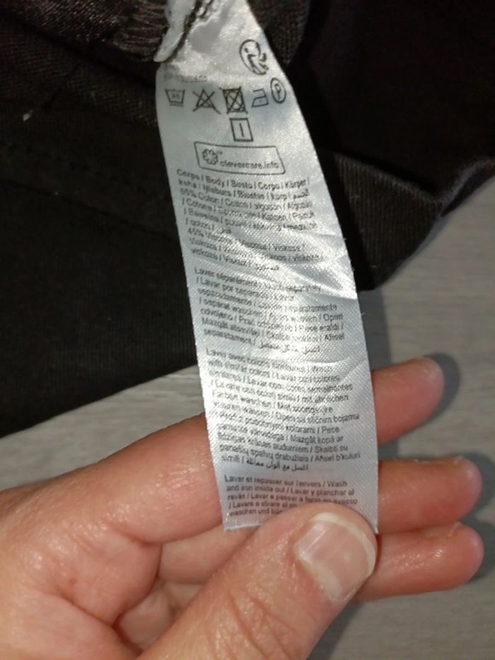 Short noir taille basse ample et fluide Gémo - Taille 36 - photo numéro 6