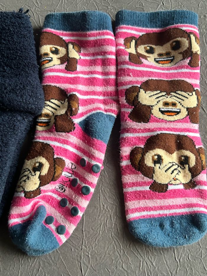 Lot de 4 paires de chaussettes de nuit enfant - photo numéro 2