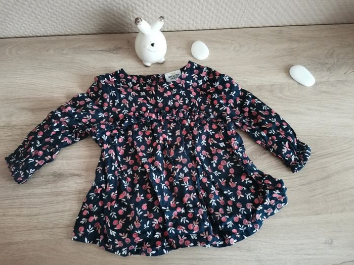 Petite blouse fleurie 9 mois Tape à l'œil Tao - photo numéro 2