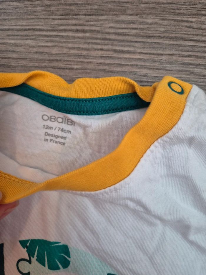 Lot de 2 t shirt Obaibi - photo numéro 3