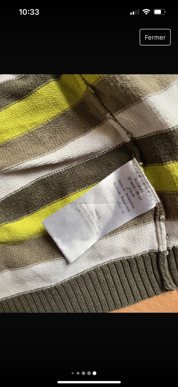 Beau gilet à capuche ORCHESTRA T. 23 mois/88 cm garçon TBE - photo numéro 8