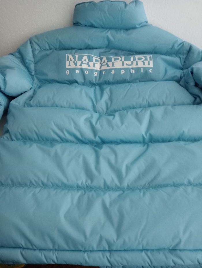 NAPAPIJRI veste bleu clair, automne/hiver, M. Neuve. - photo numéro 2