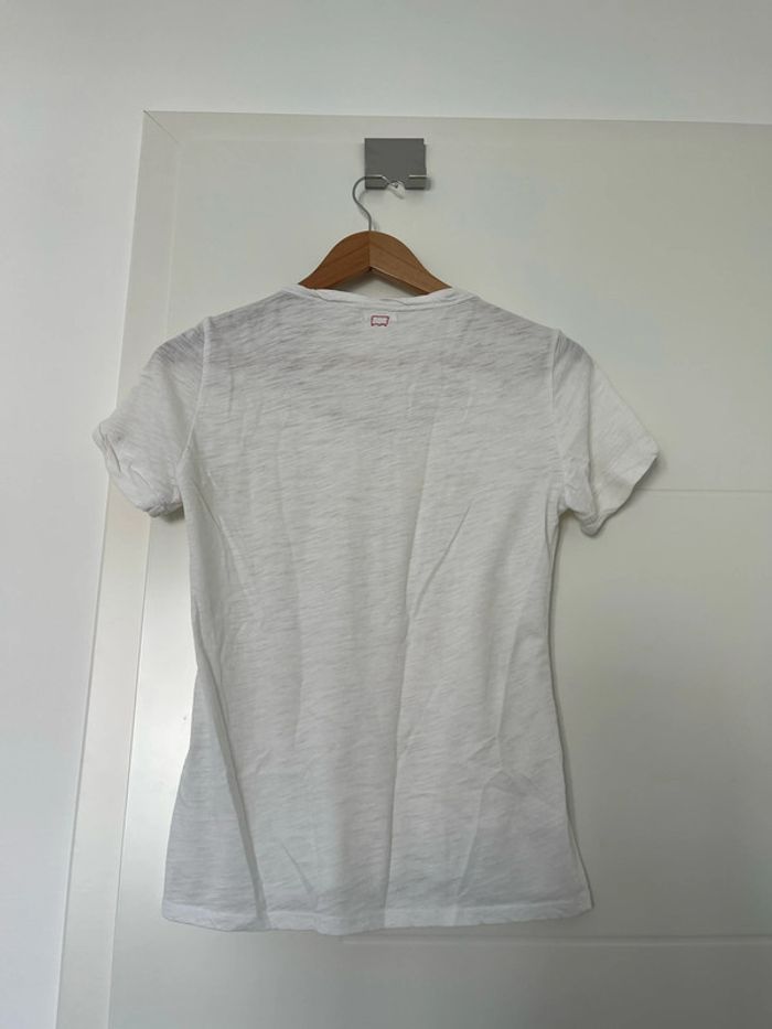 T-shirt blanc Levis Femme S - photo numéro 4