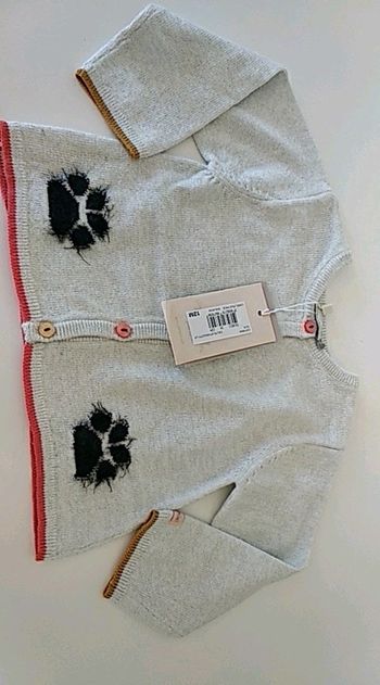 Gilet catimini 12 mois pile face