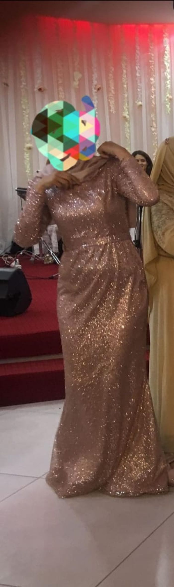 Robe soirée+ foulard - photo numéro 5