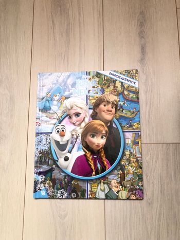 Livre Cherche et trouve La reine des neiges 