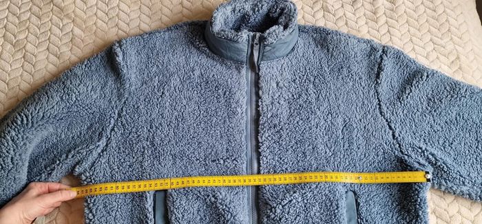 Veste sherpa BDG Urban Outfitters coupe loose femme bleue taille S - photo numéro 11