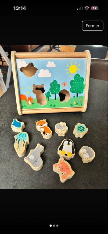 Triangle activité bois verbaudet