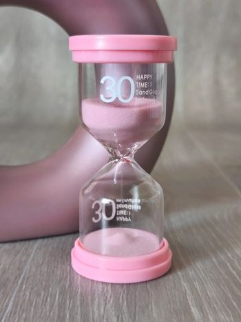 Gros sablier en verre 30 min