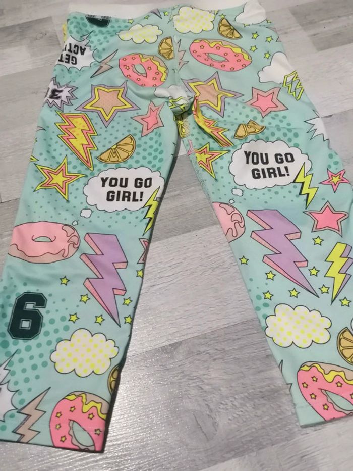 Legging pantacourt T 6/8 ans - photo numéro 8