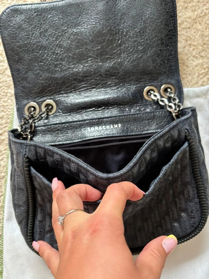Sac Longchamp cuir Amazone avec Dustbag d’origine - photo numéro 5