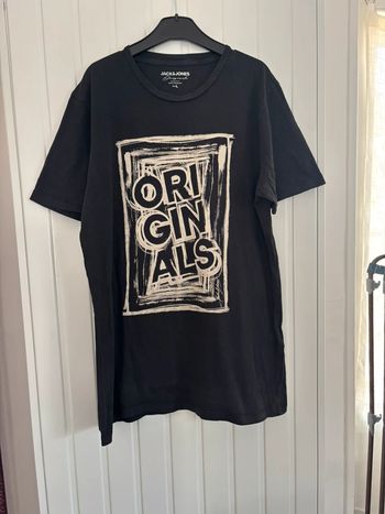 T-shirt noir homme Jack & Jones