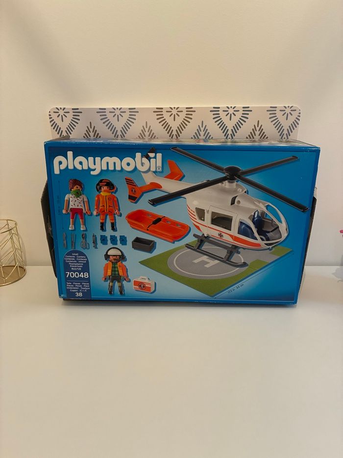 Playmobil city Life 70048 hélicoptère de secours - photo numéro 2