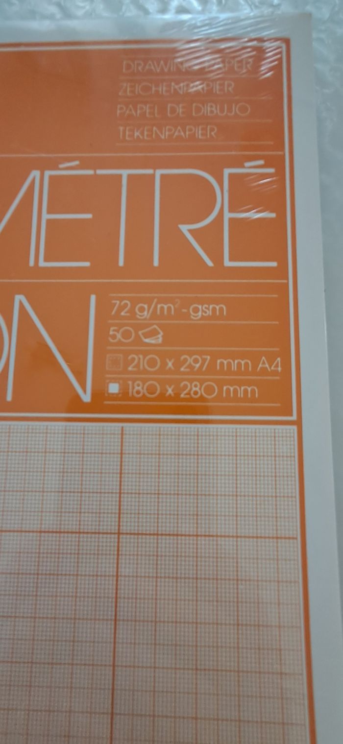 Papier dessin millimétré - photo numéro 2
