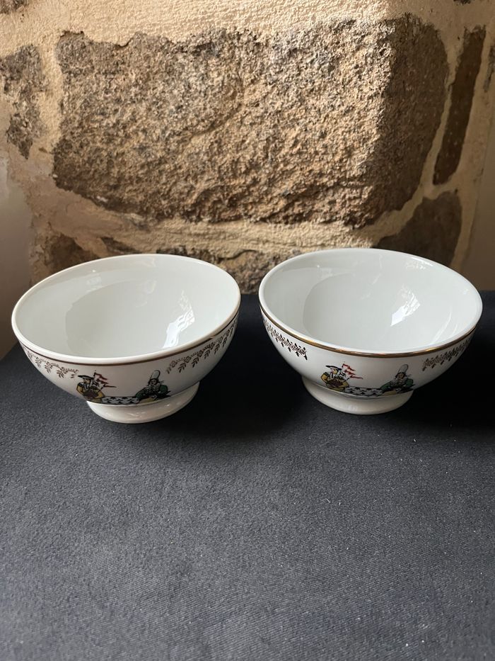 Lot de deux bols porcelaine Apilco Vintage - photo numéro 9