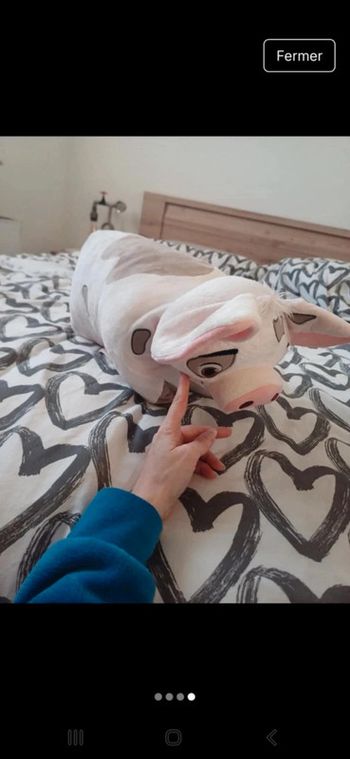 Peluche coussin cochon vaiana