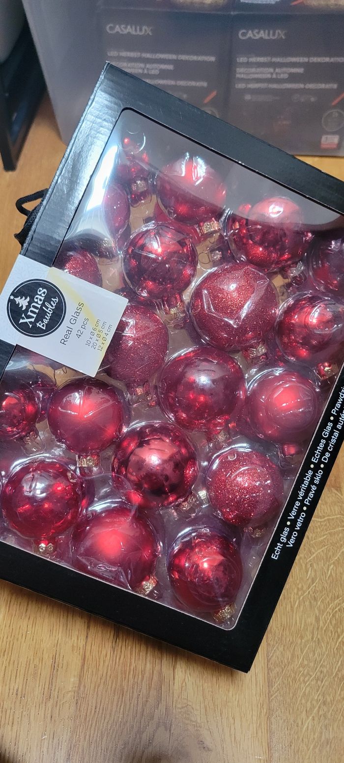 Coffret 42 boules de Noël - photo numéro 3