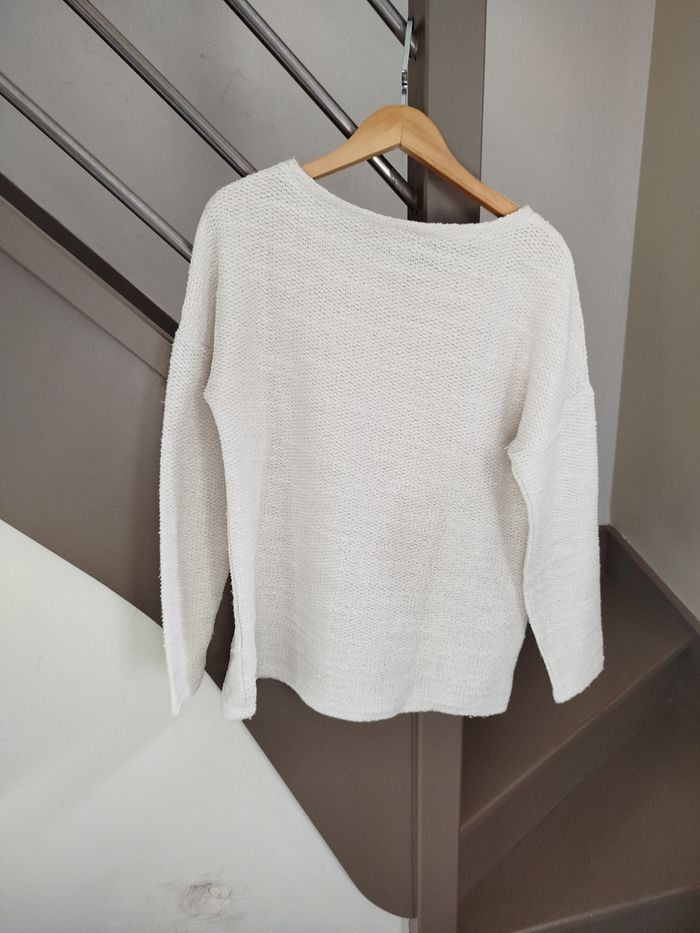 Pull blanc - photo numéro 6