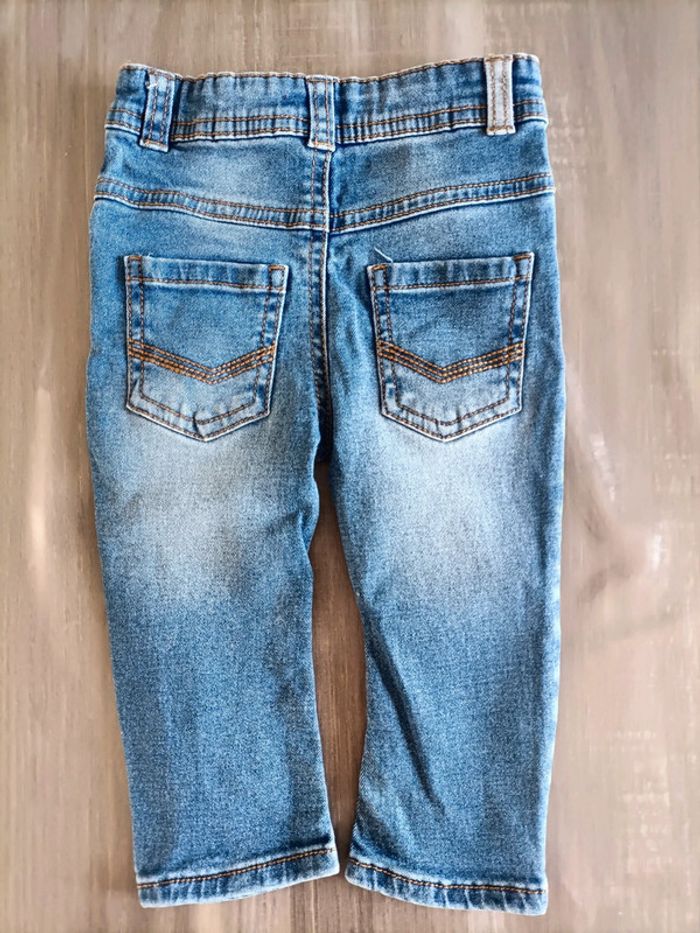 Ensemble Chemise manches longues/ jean regular TAO 6 mois - photo numéro 8