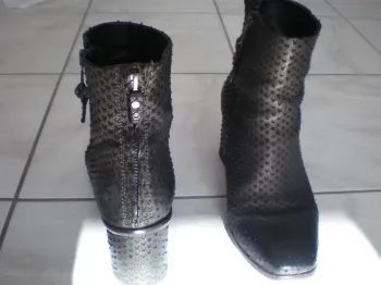 Boots cuir.
