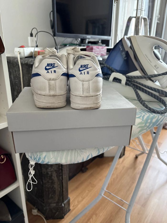 Air force 1 blanc et bleu - photo numéro 3