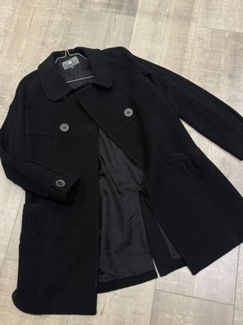 manteau mi cuisse femme neuve en noir taille 38