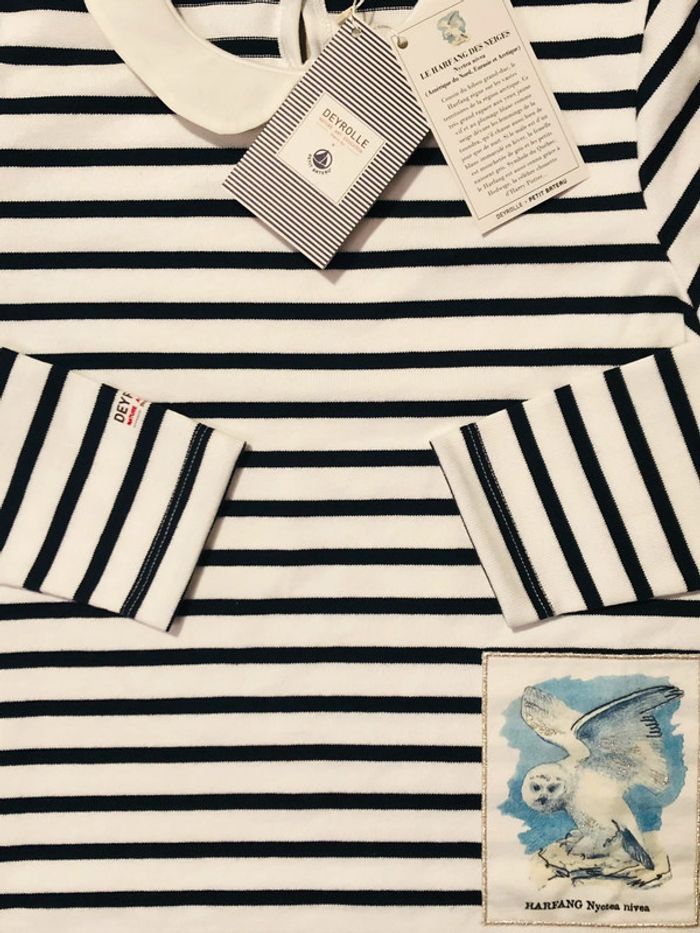 Marinière Deyrolle X Petit bateau T-12 ans - photo numéro 3