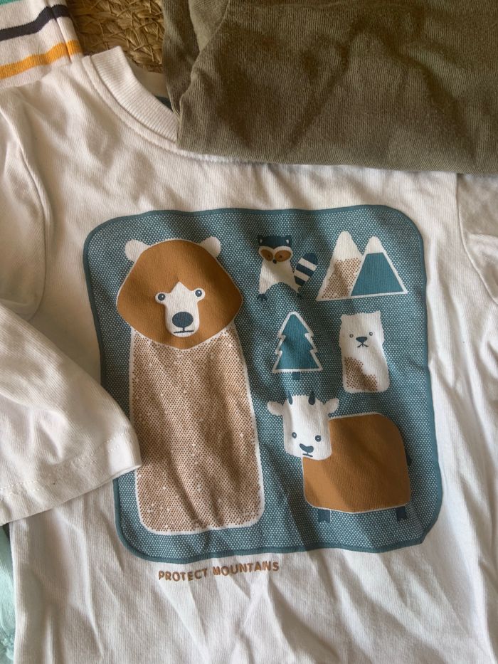 Lot de 5 tshirts manches longues taille 3 mois - photo numéro 4