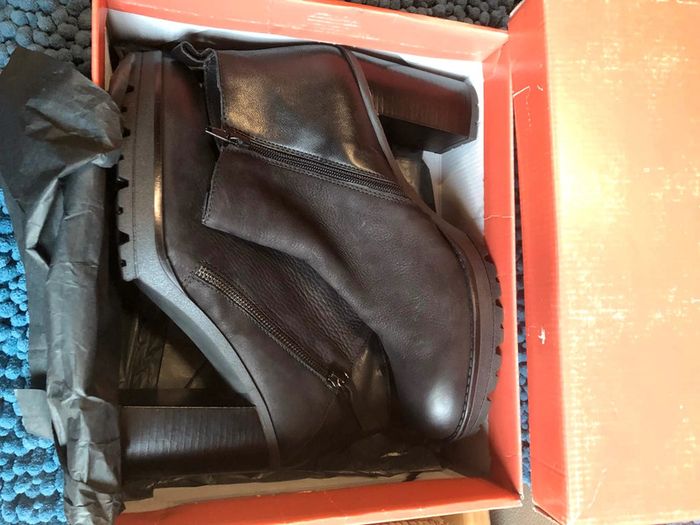 Bottines à talon noires cypres - photo numéro 5